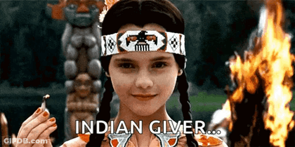 Indian Wednesday Addams Family Thanksgiving GIF