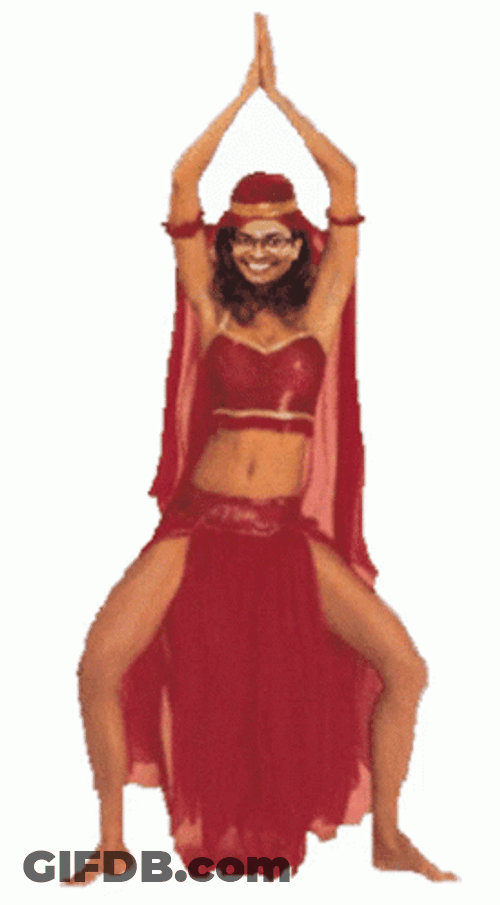 Indian Woman Belly Dancing GIF
