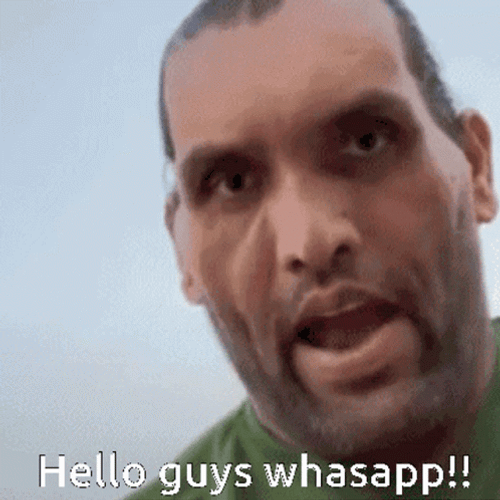 Indian Wrestler Great Khali Hello Whasapp Meme GIF
