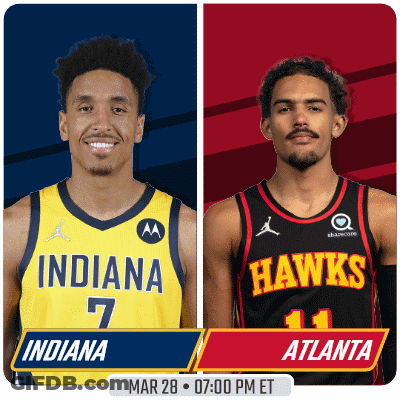 Indiana Hawks Vs Atlanta Hawks March 28 GIF