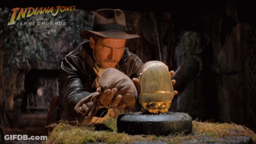 Indiana Jones And The Last Crusade Poster Man In Hat GIF