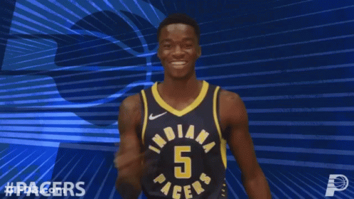Indiana Pacers Basketball Player Smiling Thumbs Up GIF