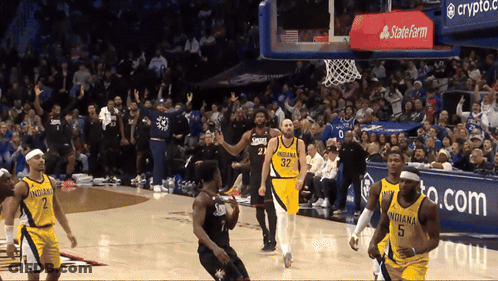 Indiana Team Winning Basketball Game GIF