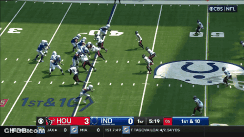 Indianapolis Colts Vs Houston Cowboys Football Game GIF