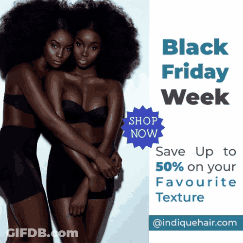 Indique Hair Gif Black Friday2020 GIF