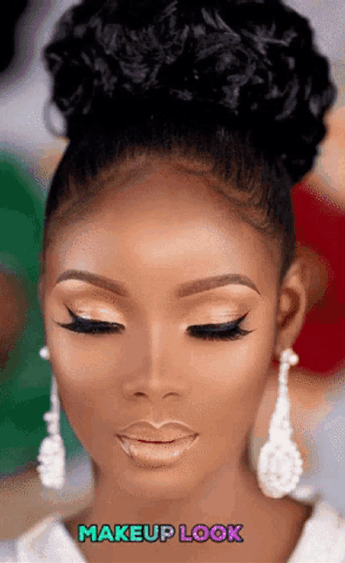 Indique Hair Gif Makeup Look GIF