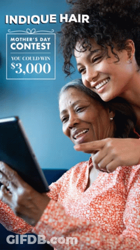 Indique Hair Mother's Day Contest GIF