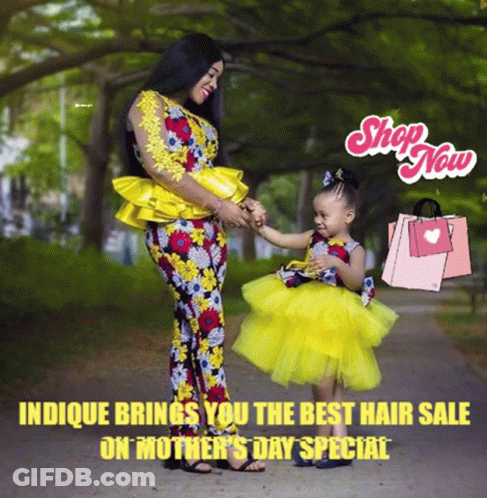 Indique Hair Sale For Mother's Day GIF