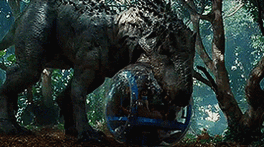 Indominus Rex Eat A Round Machine GIF