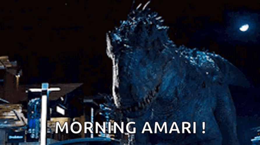 Indominus Rex Morning Amari GIF