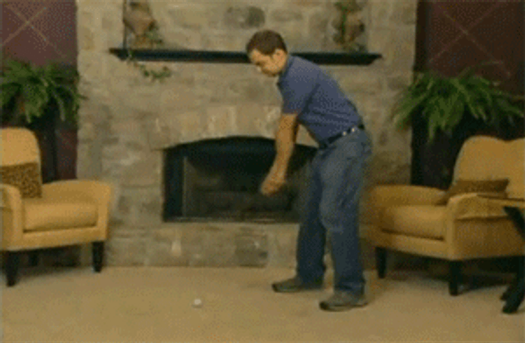 Indoor Golf Course GIF