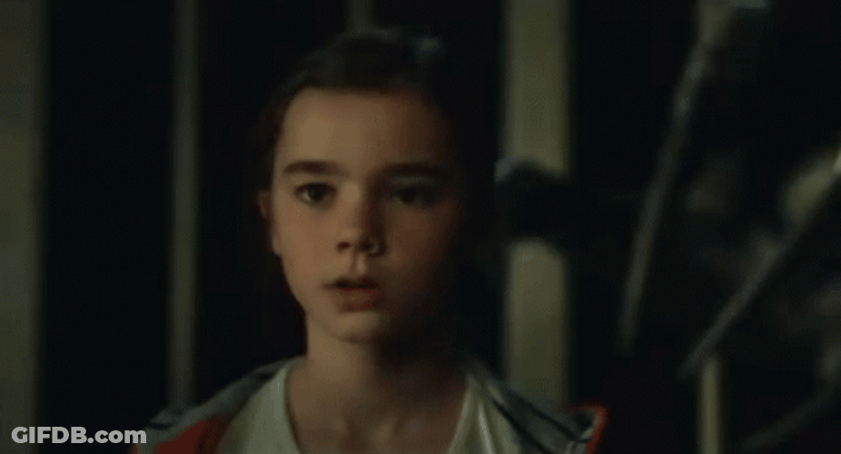 Indoraptor Claws Behind Kid GIF
