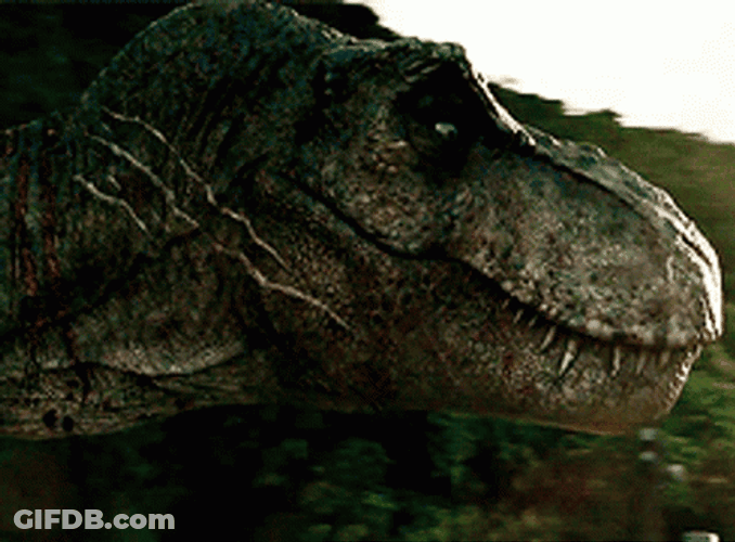 Indoraptor Enjoying Sunrise GIF