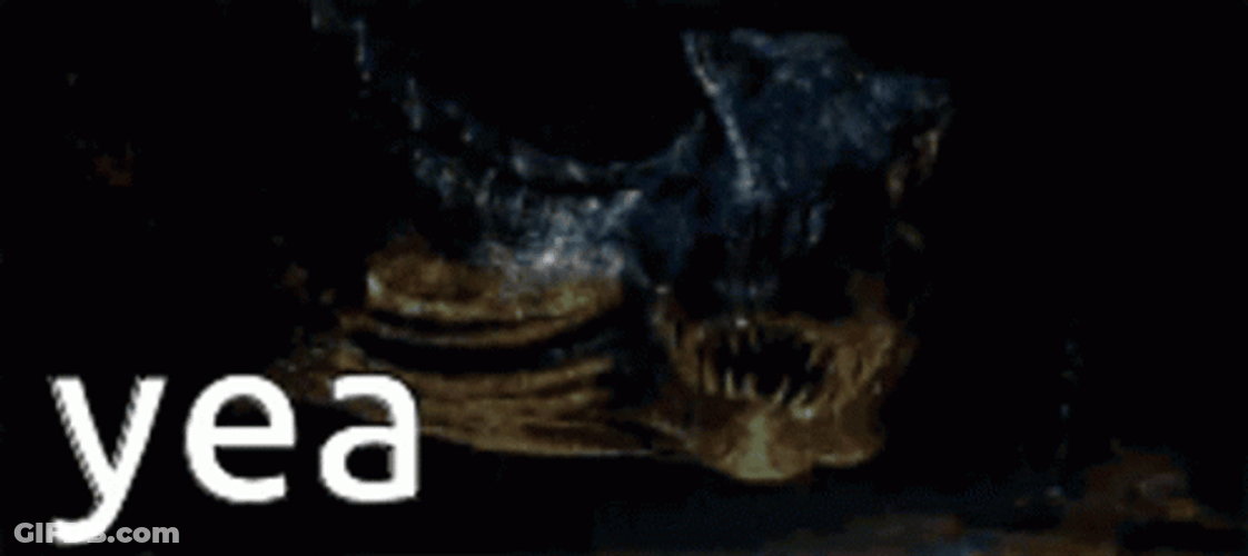 Indoraptor Roaring Echoes Into Forest GIF