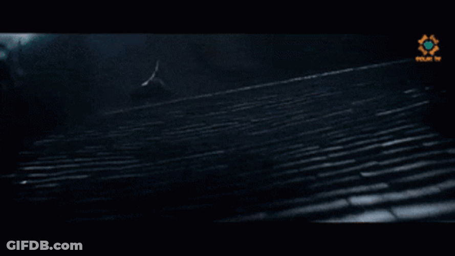 Indoraptor Roaring On Rooftop GIF