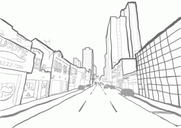 Industrial Architecture Blueprint GIF