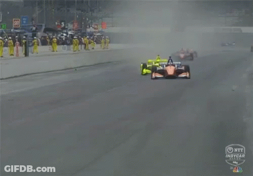 Indycar Race On NBC GIF