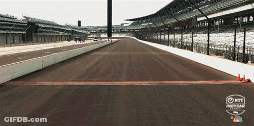 IndyCar Race Track With NBC Logo GIF