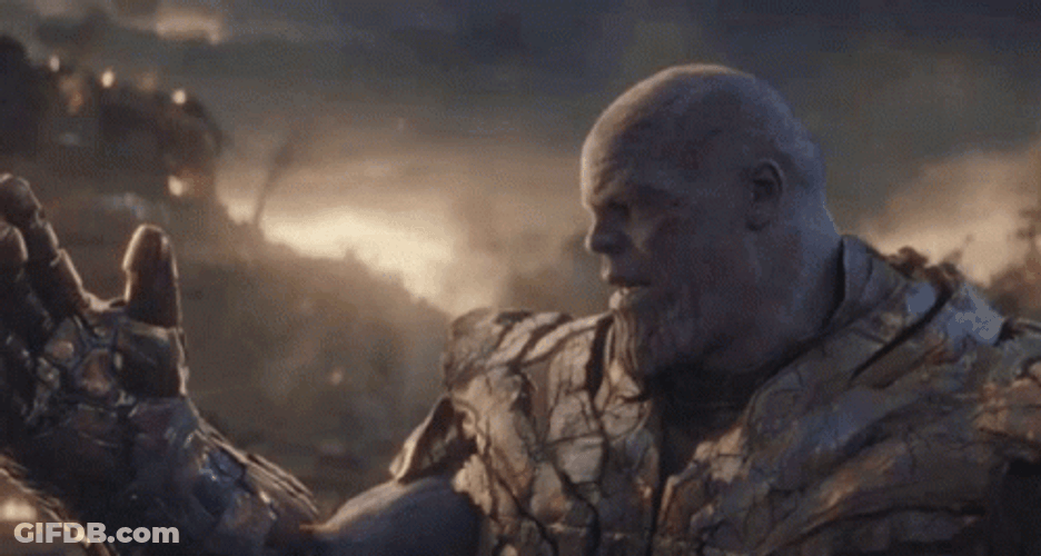 Inevitable Thanos I Decided That Ill Do It Myself GIF