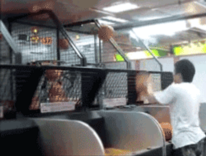 Infinite Ball Arcade Hoop GIF