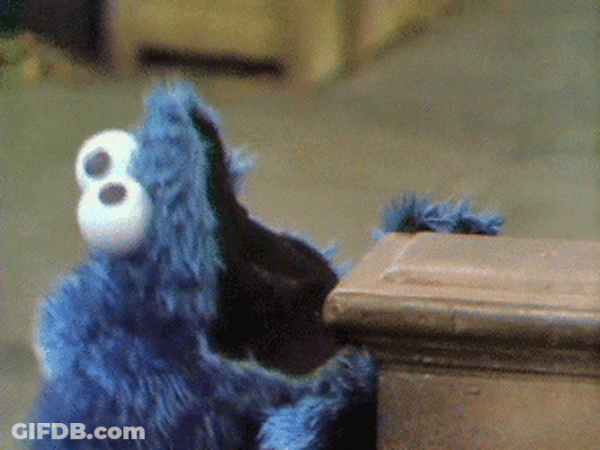 Infinite Cookie Monster Eating GIF