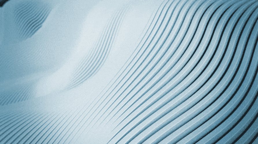 Infinite Loop Abstract Parametric Wave White GIF