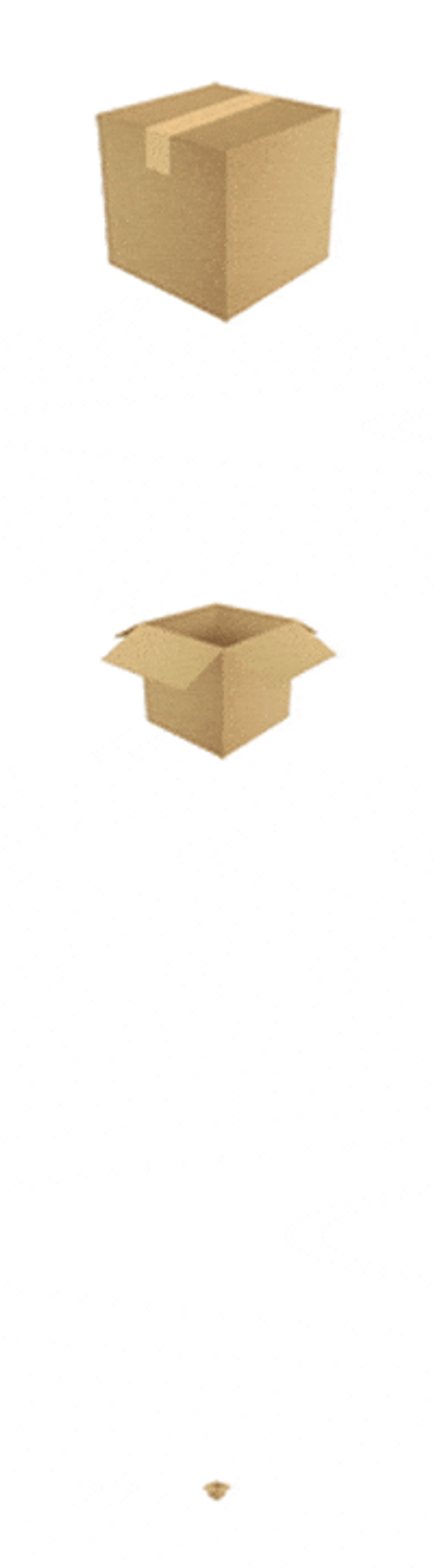 Infinite Loop Box Falling GIF