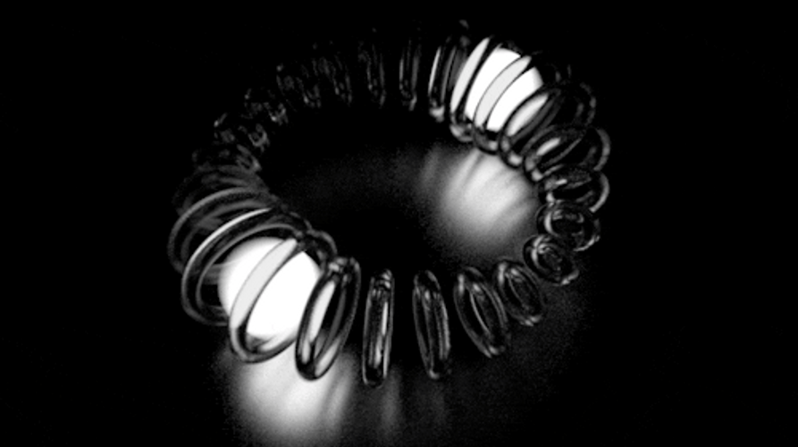 Infinite Loop Coil Spring Circle GIF