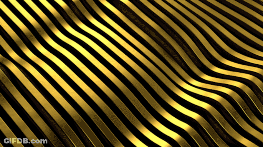 Infinite Loop Gold Stripes GIF