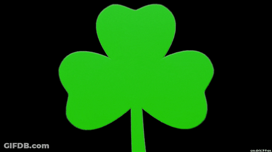 Infinite Loop Green Clover GIF