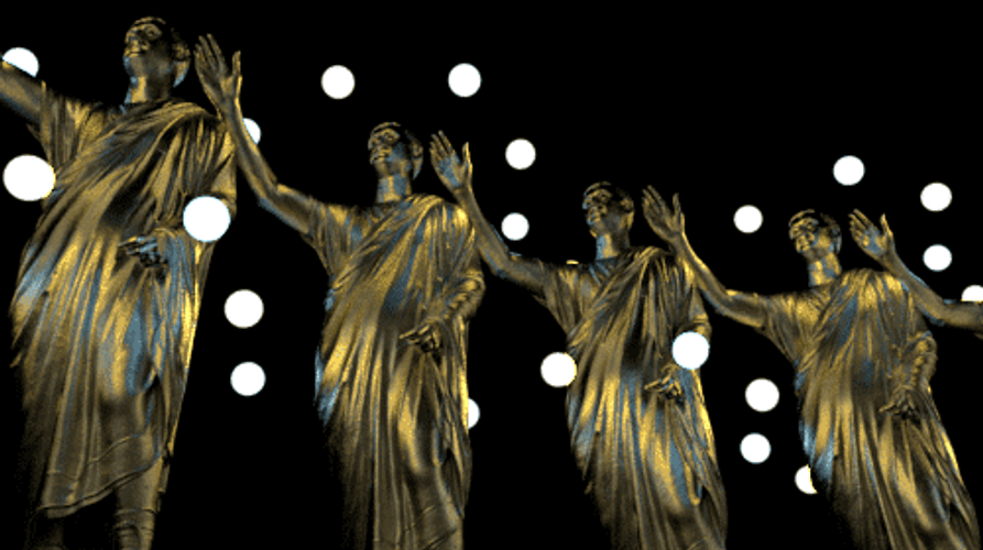 Infinite Loop Roman Artifacts GIF