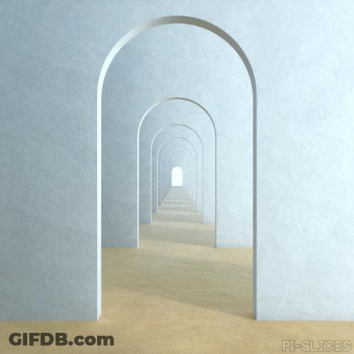 Infinite Open Doors Optical Illusion GIF