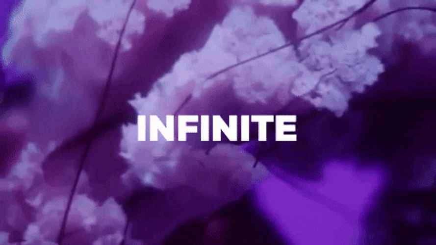 Infinite Purple Flower Glitch GIF