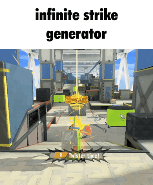 Infinite Strike Generator Triple Inkstrike Splatoon GIF