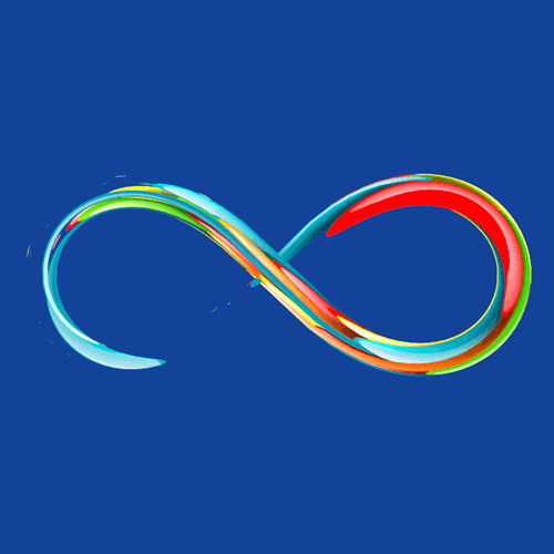Infinite Symbol Animation GIF