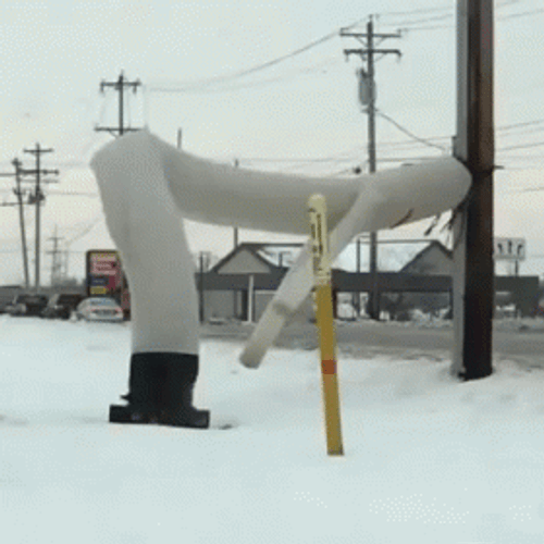 Inflatable Machine Funny Twerk GIF