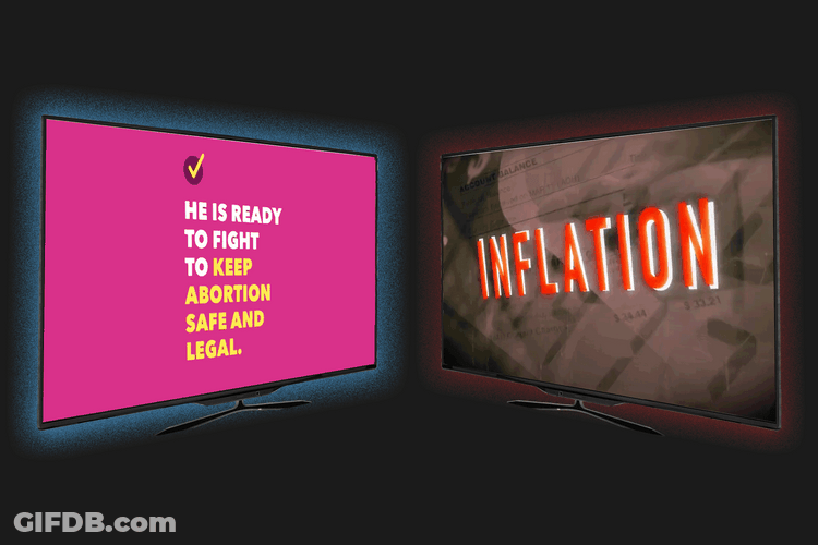 Inflation Comparison Digital Text GIF