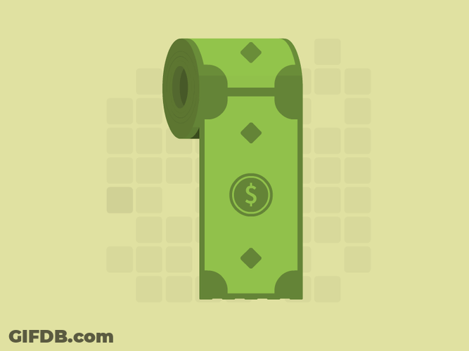 Inflation Is Money Like Toilet Paper GIF