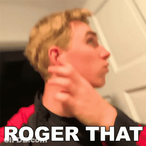 Influencer Roger That In Airpods GIF