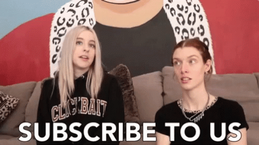 Influencer Subscribe To Us Invitation Zoom In GIF