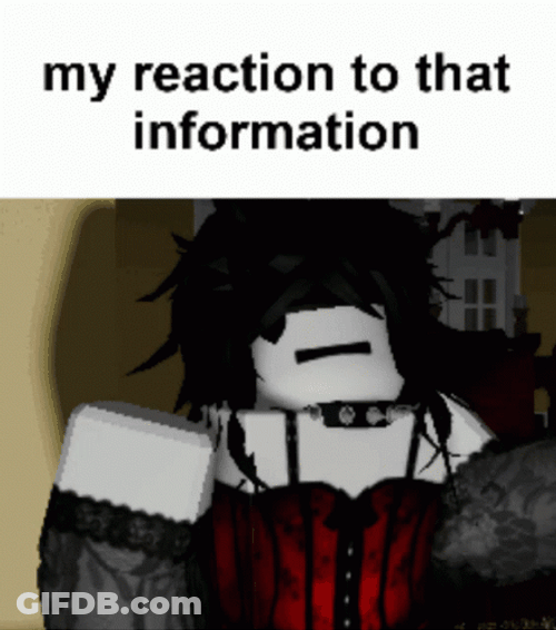 Information Technology Reaction Roblox Girl GIF