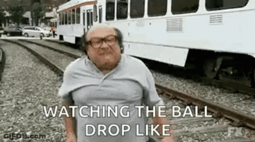 Infuriated Danny DeVito Ball Drop GIF