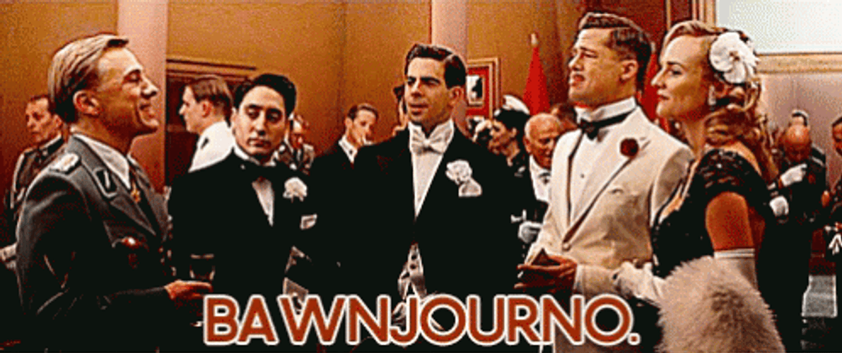 Inglourious Basterds Bawnjourno GIF