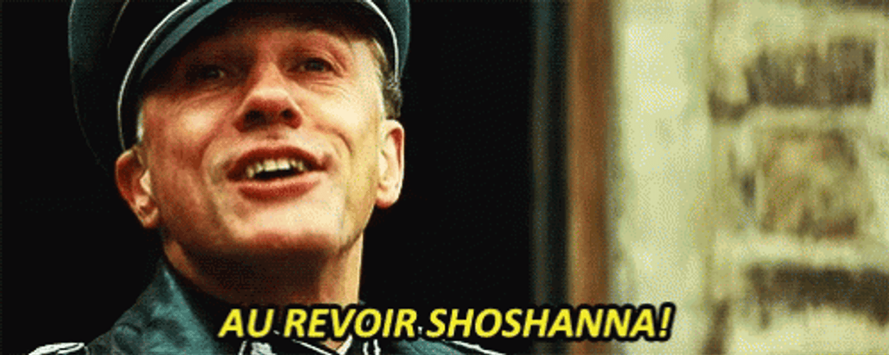 Inglourious Basterds Hans Landa GIF