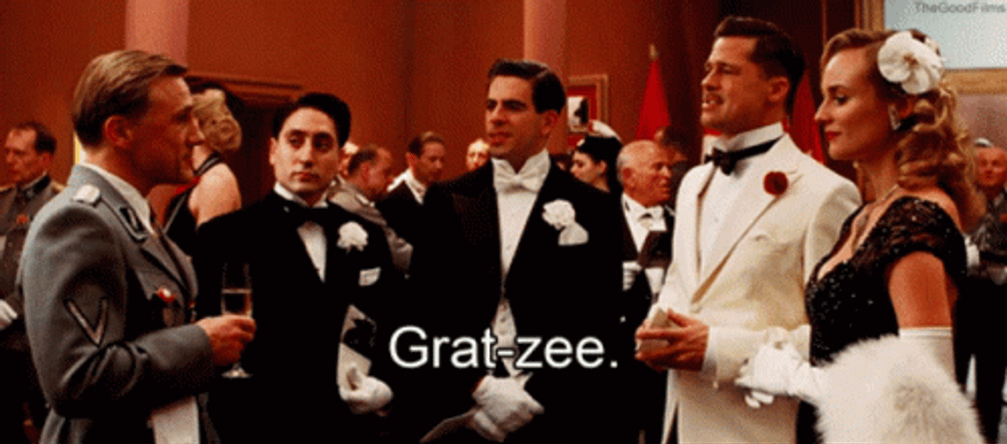 Inglourious Basterds Having A Good Time GIF