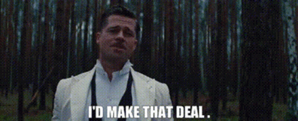 Inglourious Basterds I'd Make That Deal GIF