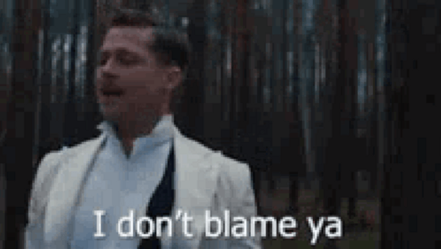 Inglourious Basterds I Don't Blame You GIF
