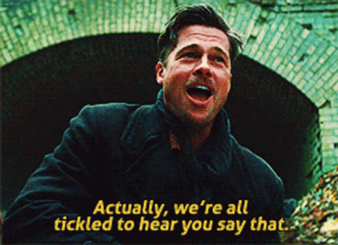 Inglourious Basterds Lt. Aldo Raine GIF