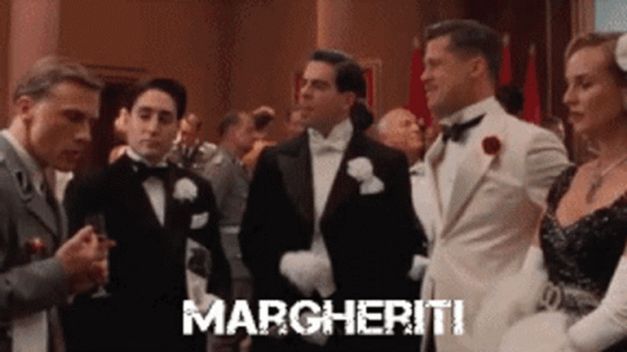 Inglourious Basterds Talking To Each Other GIF