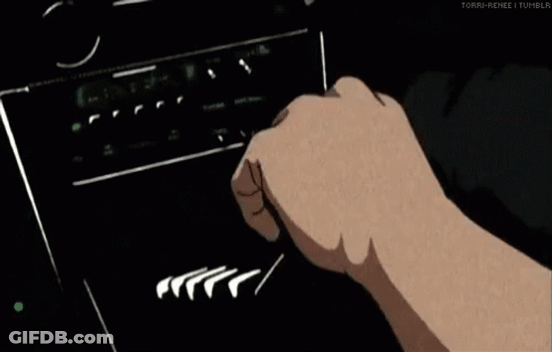 Initial D Anime Driving Moves GIF